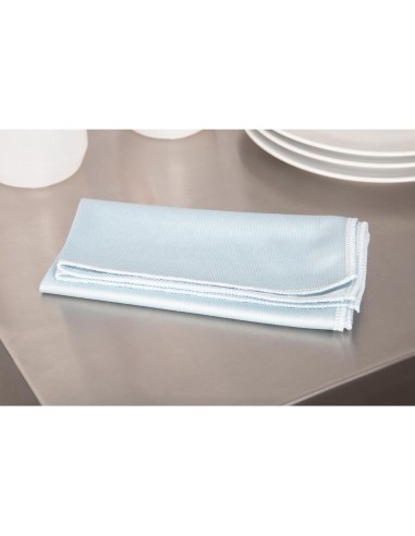 Chiffon microfibres vitres Jantex - Bleu 400x400 mm