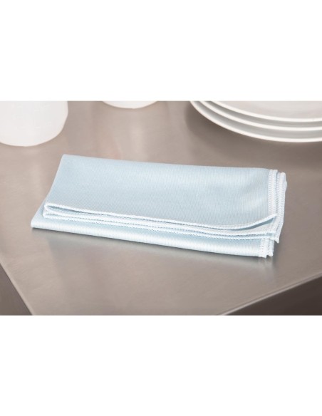Chiffon microfibres vitres Jantex - Bleu 400x400 mm