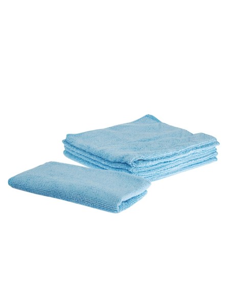 Chiffons microfibres Jantex bleus - Lot de 5
