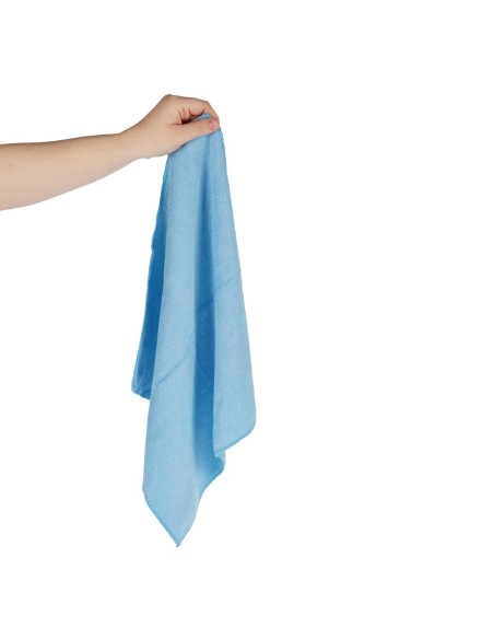 Chiffons microfibres Jantex bleus - Lot de 5