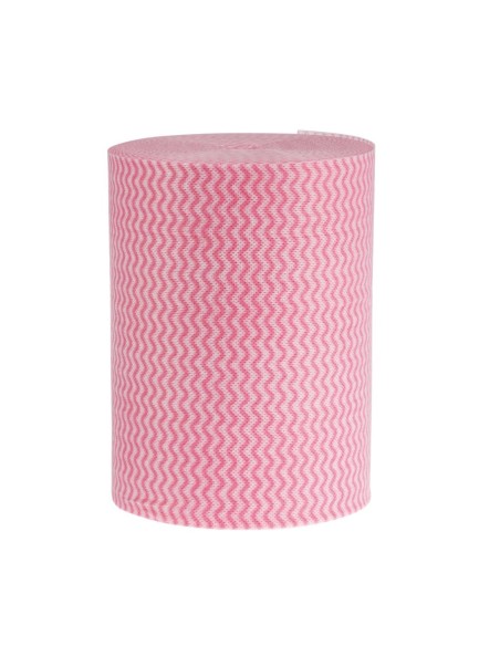 Chiffons tout usage antibactériens Jantex rouges - Lot de 200