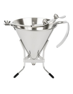 Entonnoir inox à piston automatique De Buyer 1,5 L