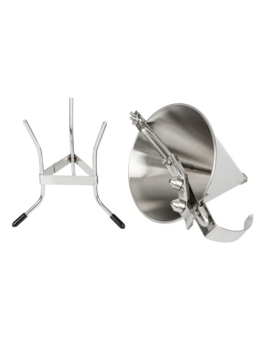 Entonnoir inox à piston automatique De Buyer 1,5 L