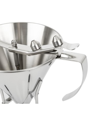 Entonnoir inox à piston automatique De Buyer 1,5 L