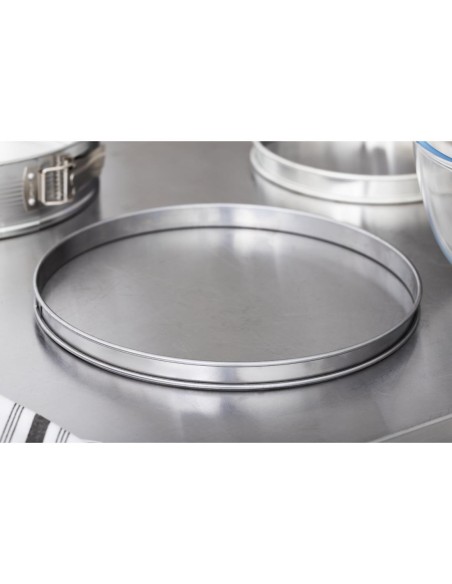Cercle à tarte inox 280mm Matfer Bourgeat - 20mm profondeur