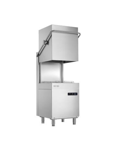 Lave-vaisselle numérique Buffalo 9,7 kW capot triphasé