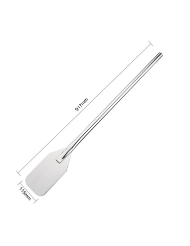 Spatule géante inox Vogue 915mm - Cuillère à mélanger