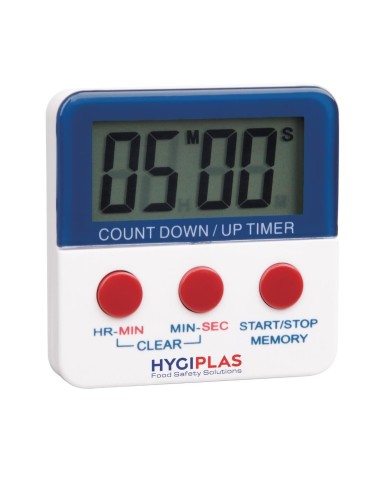 Minuteur aimanté Hygiplas - grand écran et support pliable