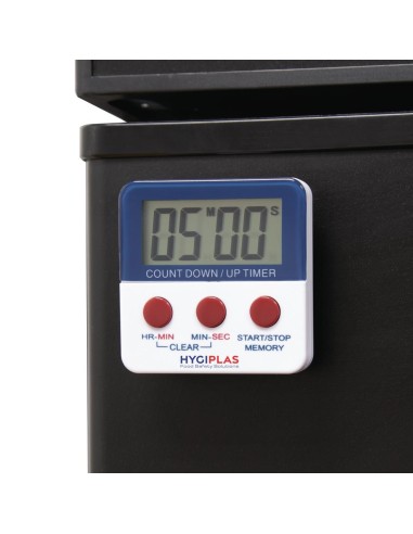Minuteur aimanté Hygiplas - grand écran et support pliable