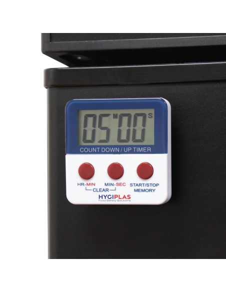 Minuteur aimanté Hygiplas - grand écran et support pliable