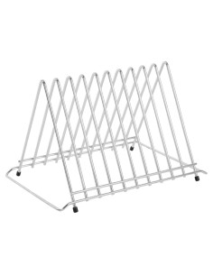 Rangement planches à découper Hygiplas inox - 10 intervalles