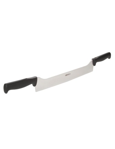 Couteau droit Boska 330mm à deux poignées - Qualité pro