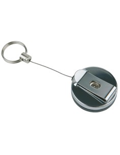 Porte-clés rétractable APS - lot de 2 en inox