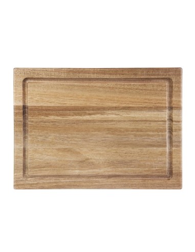 Planche à steak petite en bois d'acacia Olympia
