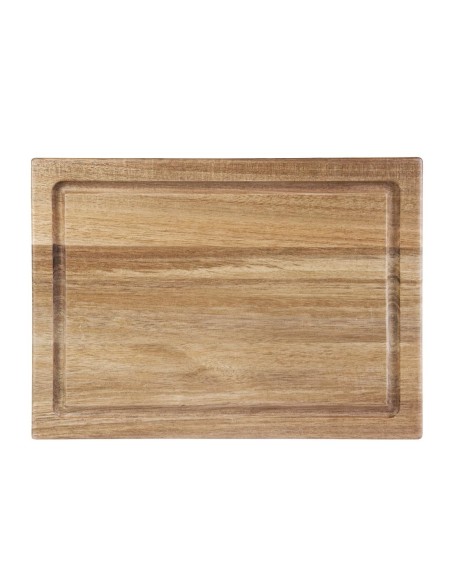 Planche à steak petite en bois d'acacia Olympia