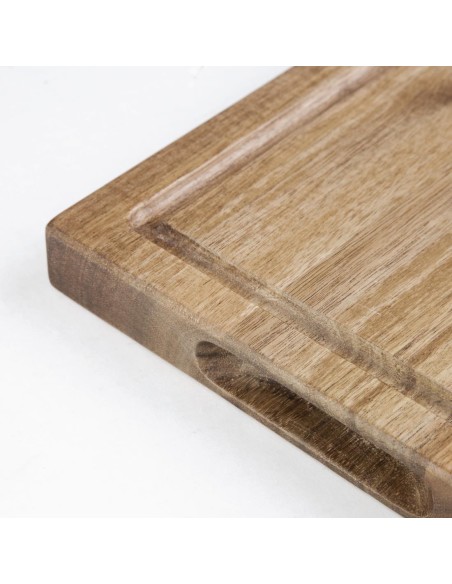 Planche à steak petite en bois d'acacia Olympia