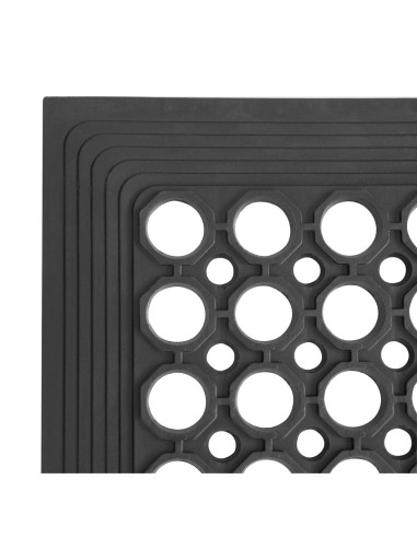 Tapis antidérapant Jantex noir 1500x900 mm - Cuisine