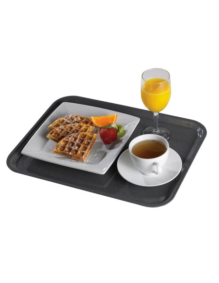 Plateau stratifié lisse Capri Cambro anthracite 430mm