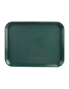 Plateau fast food Olympia Kristallon vert 275x353 mm