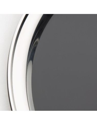 Plateau de bar rond inox antidérapant Olympia 305mm