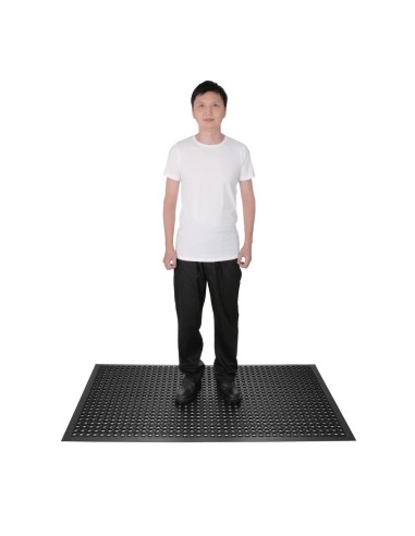 Tapis antidérapant Jantex noir 1500x900 mm - Cuisine