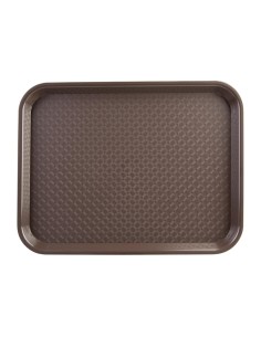 Plateau fast food Olympia Kristallon marron 275x353 mm