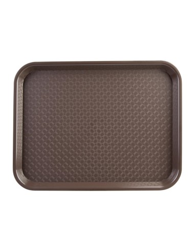 Plateau fast food Olympia Kristallon marron 275x353 mm