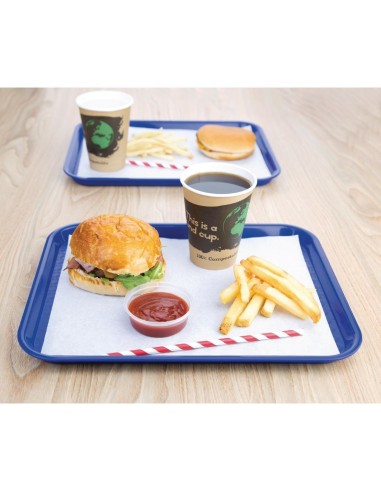 Plateau fast food Olympia Kristallon bleu 275x353 mm