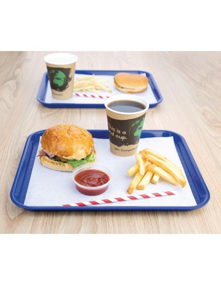 Plateau fast food Olympia Kristallon bleu 275x353 mm