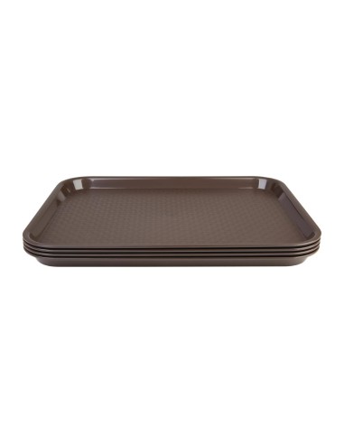 Plateau fast food Olympia Kristallon marron 275x353 mm