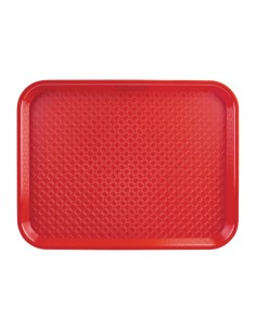 Plateau fast food Olympia Kristallon rouge 275x353 mm
