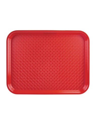 Plateau fast food Olympia Kristallon rouge 275x353 mm
