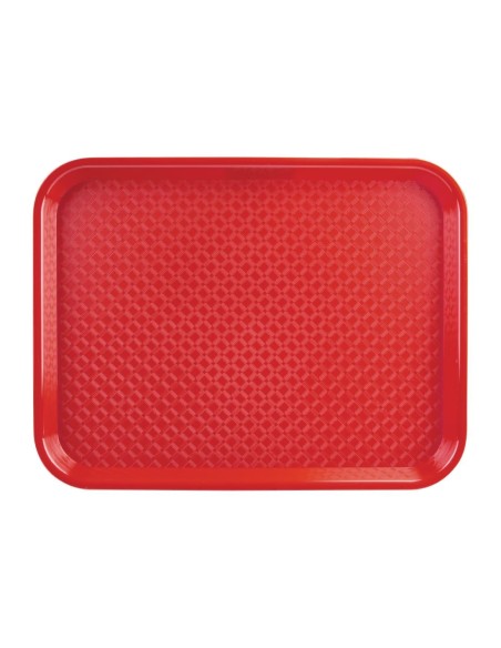 Plateau fast food Olympia Kristallon rouge 275x353 mm