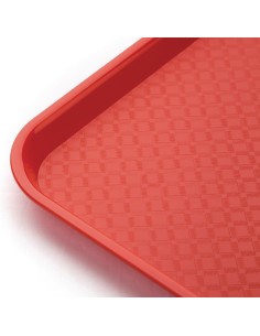 Plateau fast food Olympia Kristallon rouge 275x353 mm 2