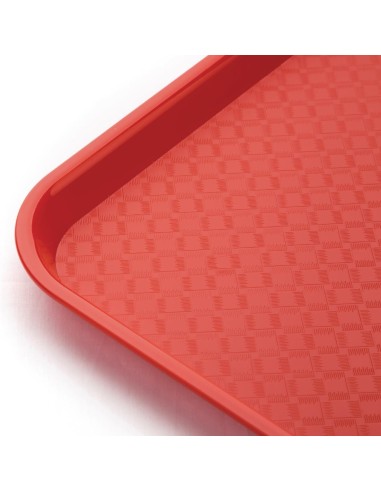 Plateau fast food Olympia Kristallon rouge 275x353 mm