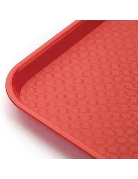 Plateau fast food Olympia Kristallon rouge 275x353 mm