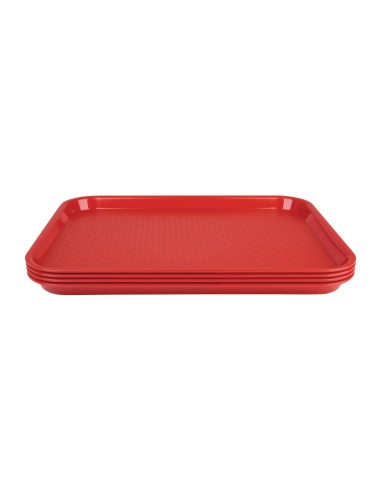 Plateau fast food Olympia Kristallon rouge 275x353 mm