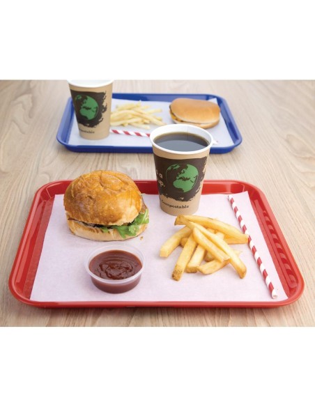 Plateau fast food Olympia Kristallon rouge 275x353 mm