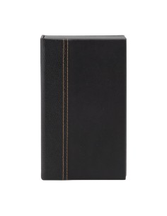 Coffret porte-addition en cuir Securit Trendy noir - Accessoire CHR