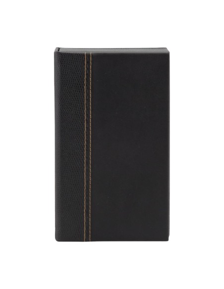 Coffret porte-addition en cuir Securit Trendy noir - Accessoire CHR