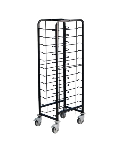 Chariot de débarrassage 12 plateaux EAIS - Acier thermolaqué