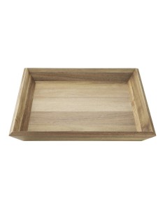 Plateau rectangulaire en acacia Olympia 380x355 mm - 5 kg 2