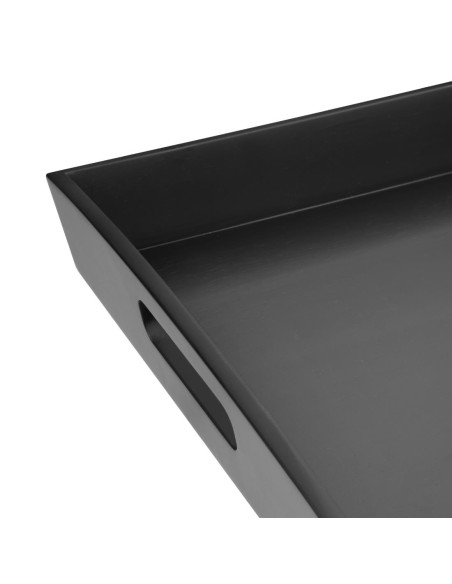 Grand plateau de service Olympia en bambou noir 510x350mm