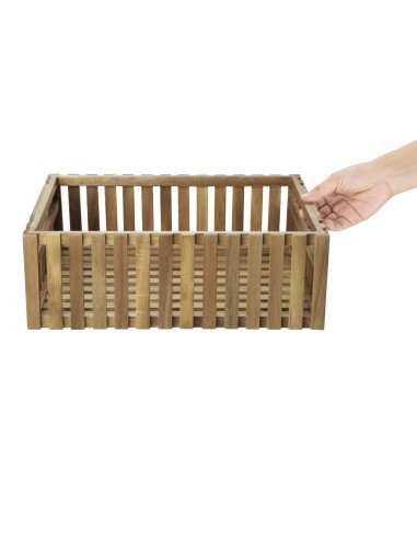 Casier en acacia moyen Olympia 356x255mm - 5kg