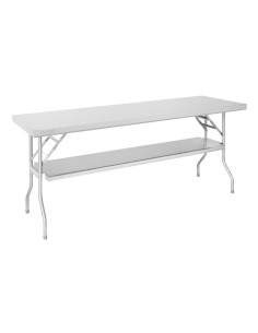 Table pliante inox Vogue 1830x760x780 - solide et pratique