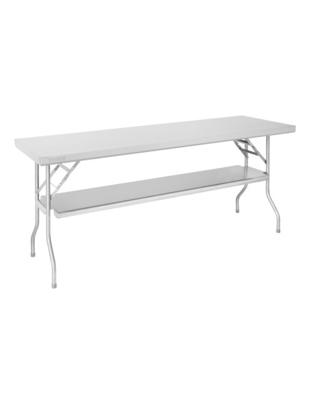 Table pliante inox Vogue 1830x760x780 - solide et pratique