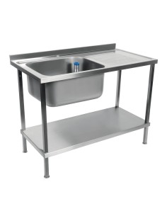 Plonge inox soudée Holmes 1000mm - Vogue