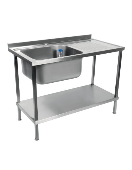 Plonge inox soudée Holmes 1000mm - Vogue