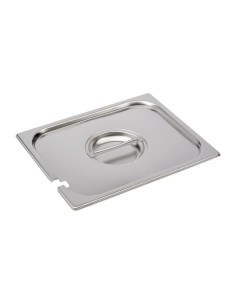 Couvercle inox GN 1/2 avec encoche - Gastro M