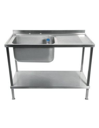 Plonge inox soudée Holmes 1000mm - Vogue